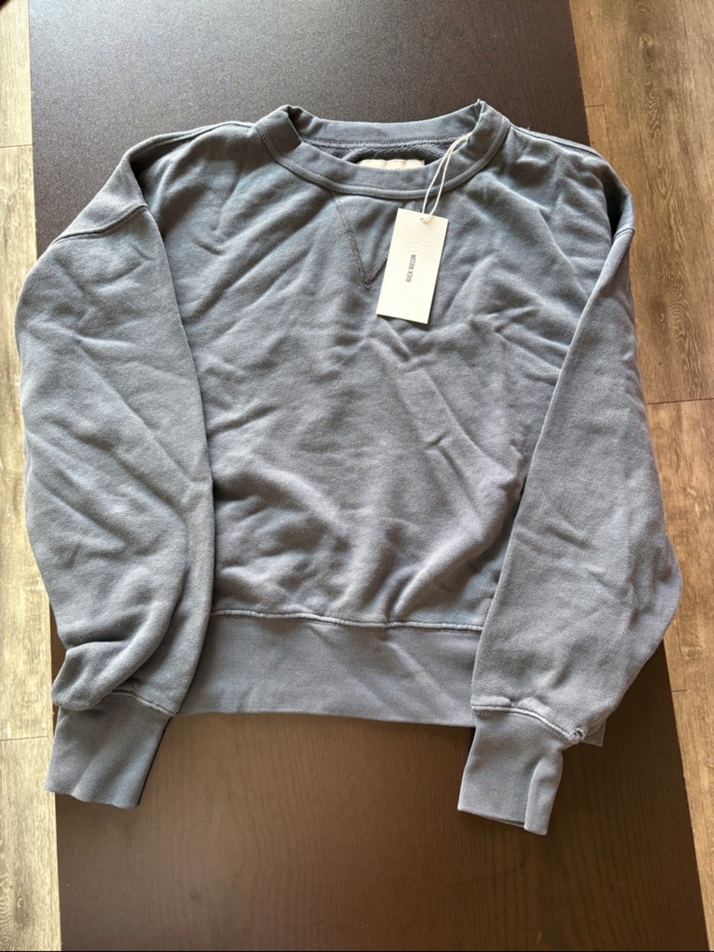 NWT Buck Mason Blue Fog Venice Wash Vintage Small Retail $128